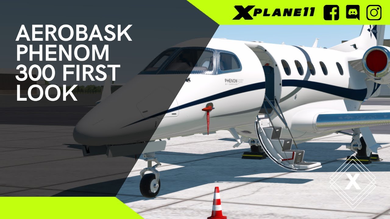 Aerobask Phenom 300 First Look