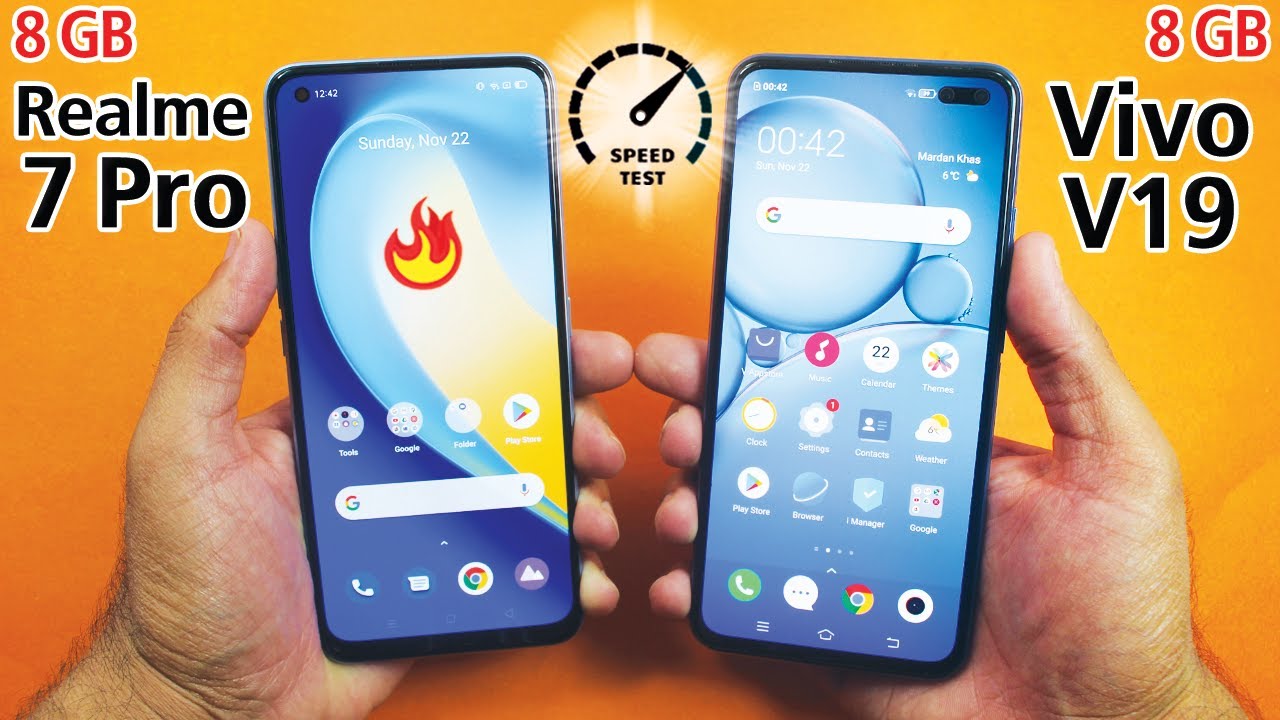 Realme 7 Pro vs Vivo V19 - Speed Test & Comparison!