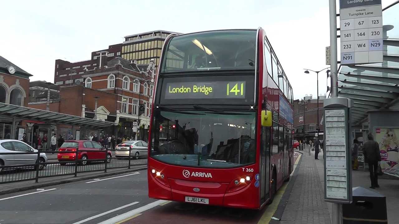 Alexander Dennis Enviro400 Trident (2011) T260 LJ61LKL Route 141 Arriva London North @ Wood Green