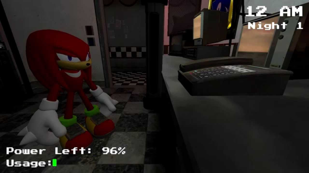 117-е абстрактное отвлечение: Five Nights at Sonic's + Наклз Ехидна =