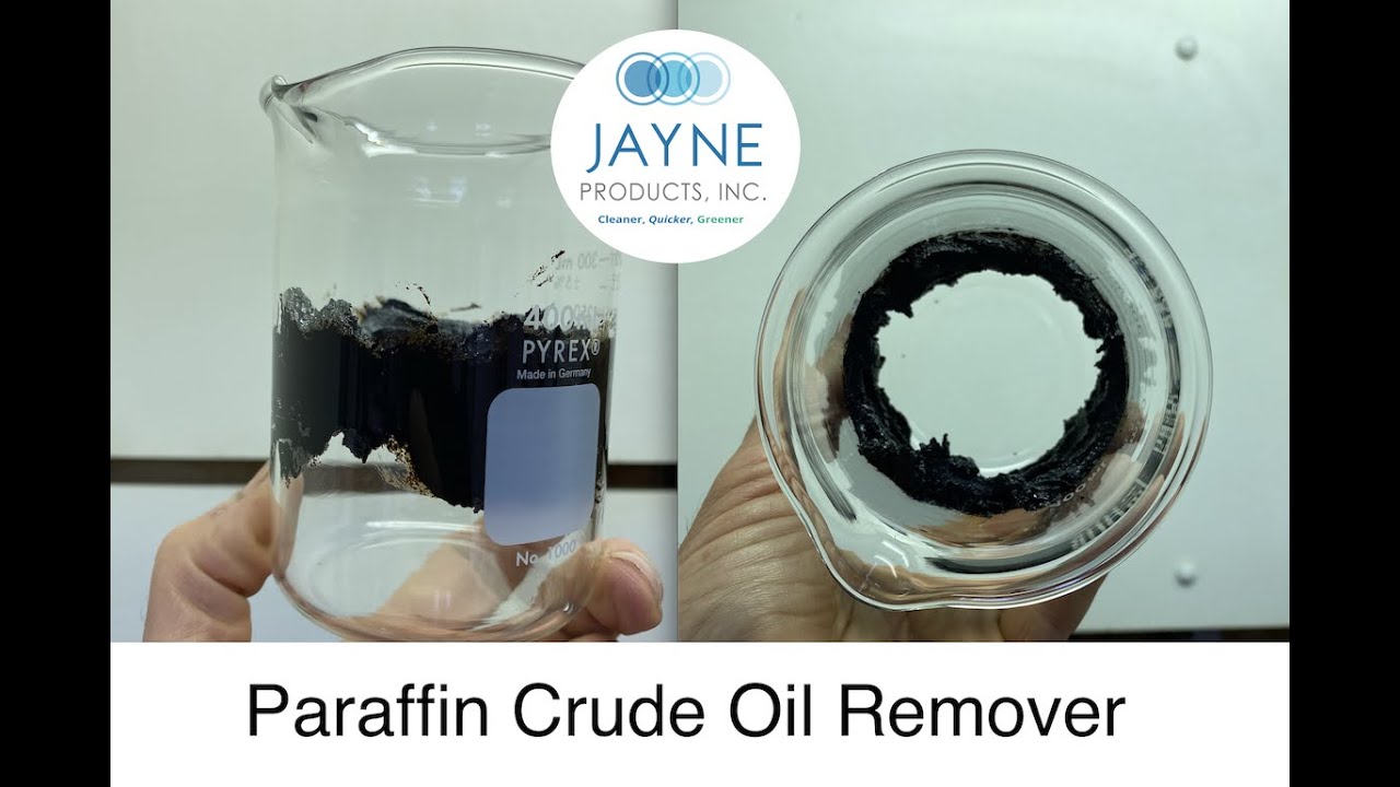 Paraffin Crude Oil Remover and Paraffin Solution Demonstration