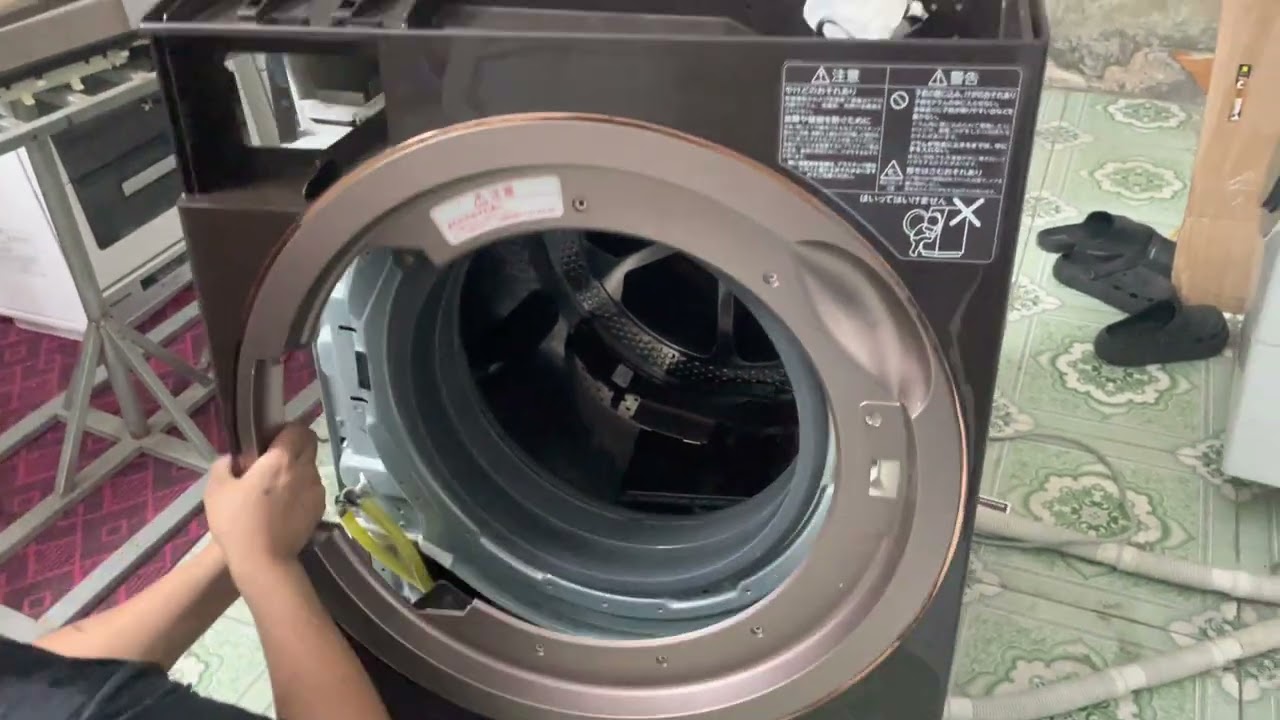 Hướng dẫn chi tiết cách tháo lắp thay zoăng máy giặt Toshiba nội địa Nhật #maygiatnhat