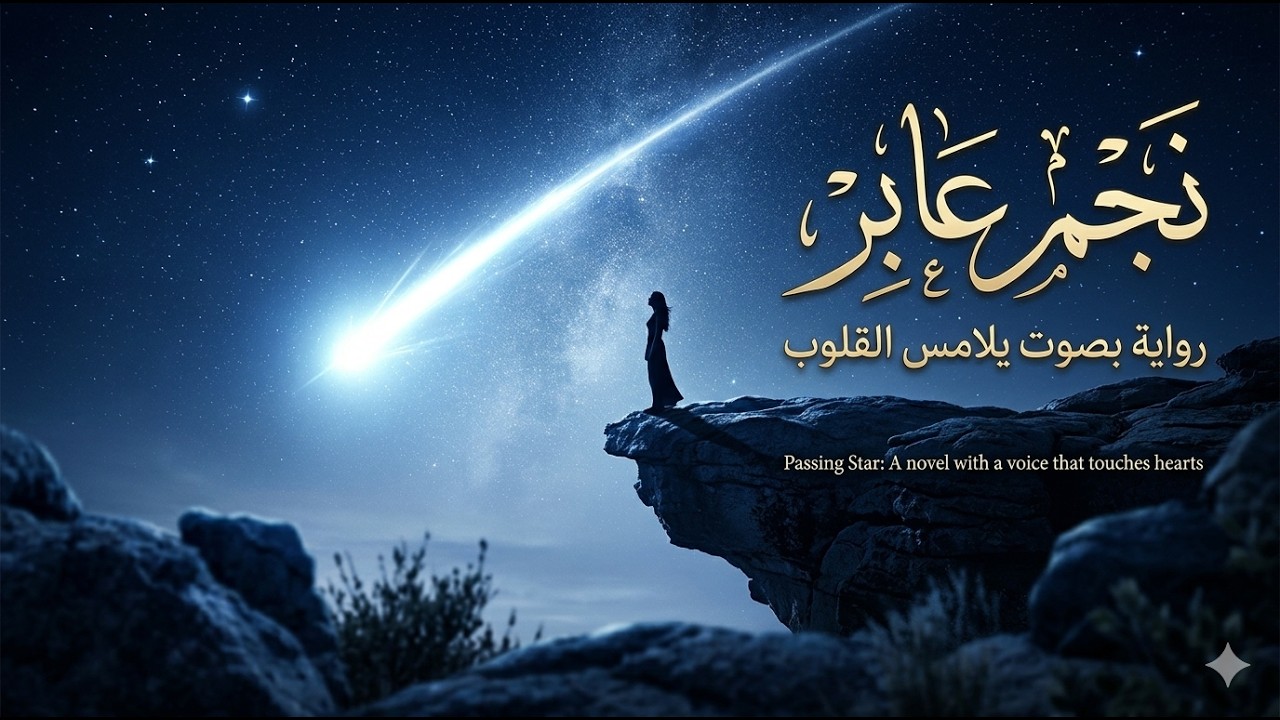 استرخِ قبل النوم | رواية صوتية (نجم عابر) بصوت هادئ يزيل ضجيج العالم