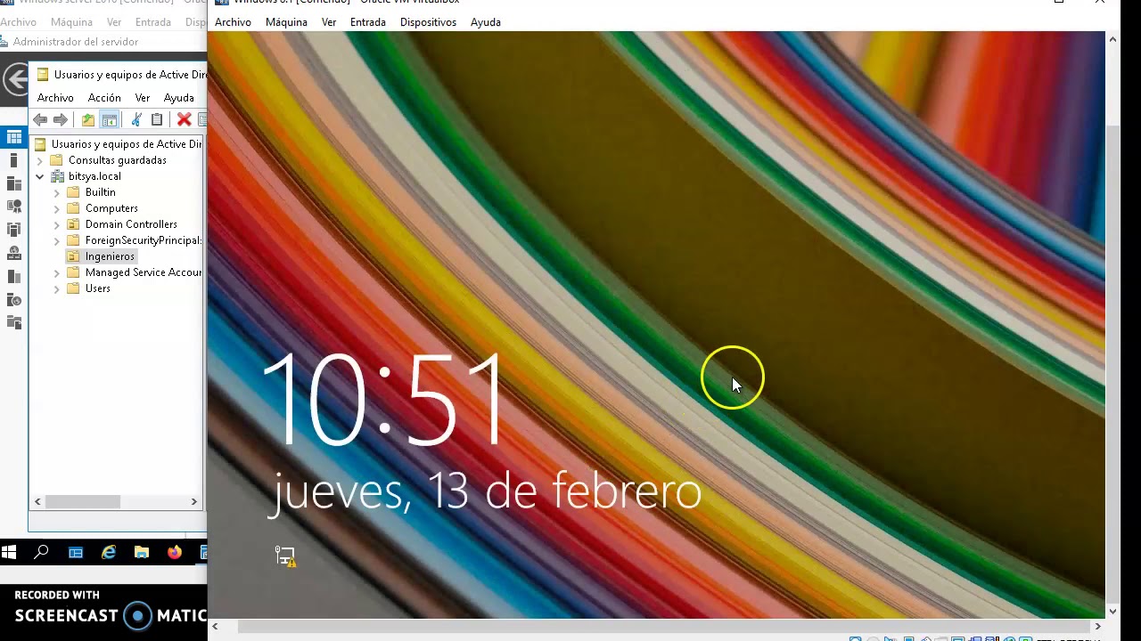 Windows 2016 Essentials, ingresando con cuentas en la terminal cliente (Parte 4)