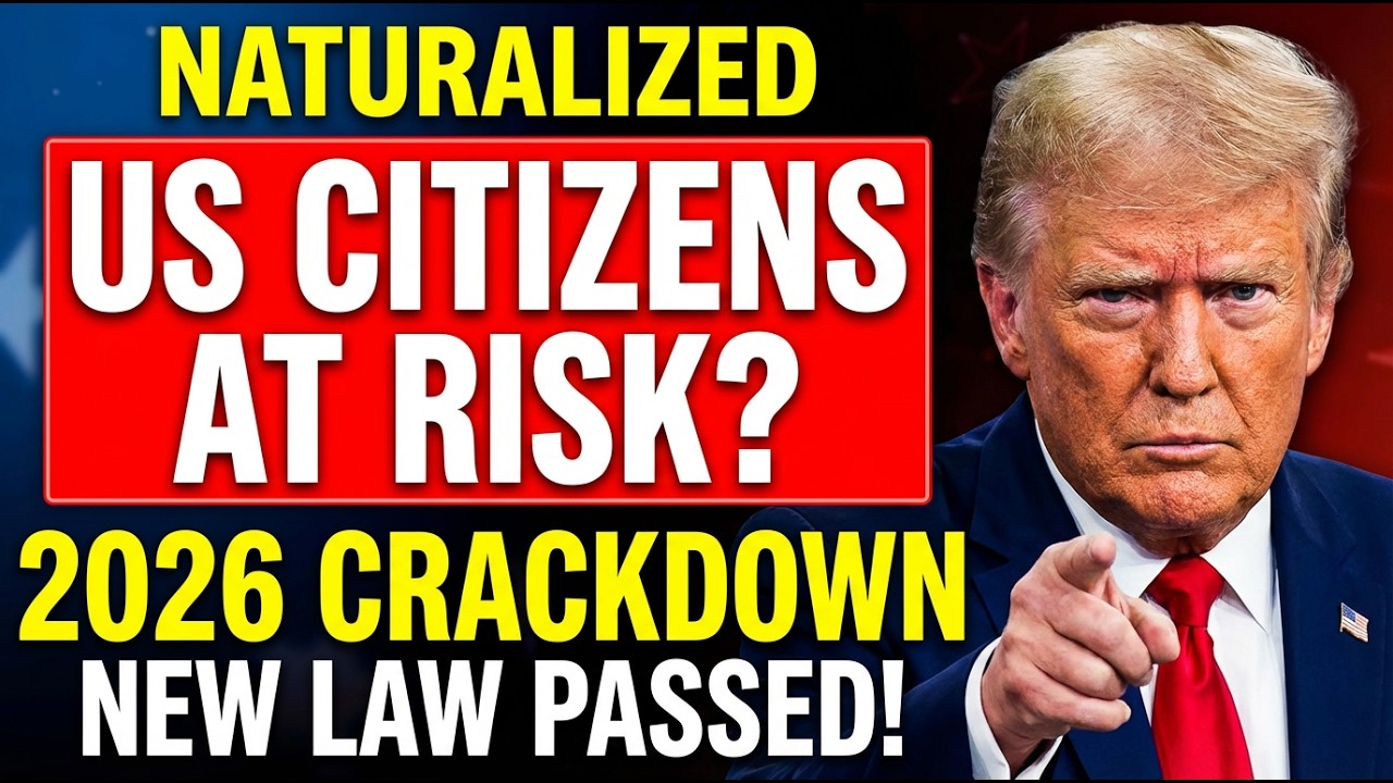 ⚠️BREAKING  US Immigration Crackdown – Naturalized US Citizens at Risk!