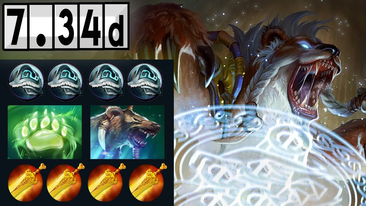 Lone Druid - Radiance + Shiva's Guard! [Full Match Gameplay Dota 2] 7.34d