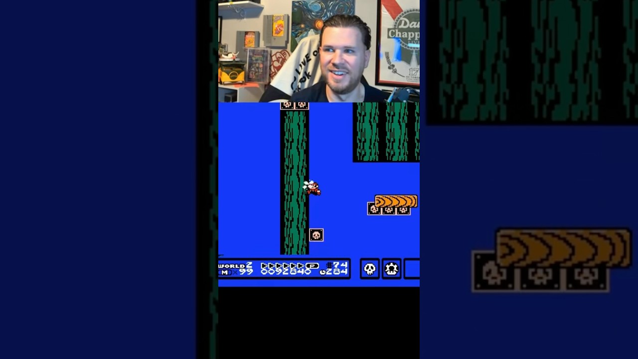 Уверенность &ndash; это ключ!! #boonieveteran #kaizo #kaizomario #supermariobros3 #supermariobros #mari...