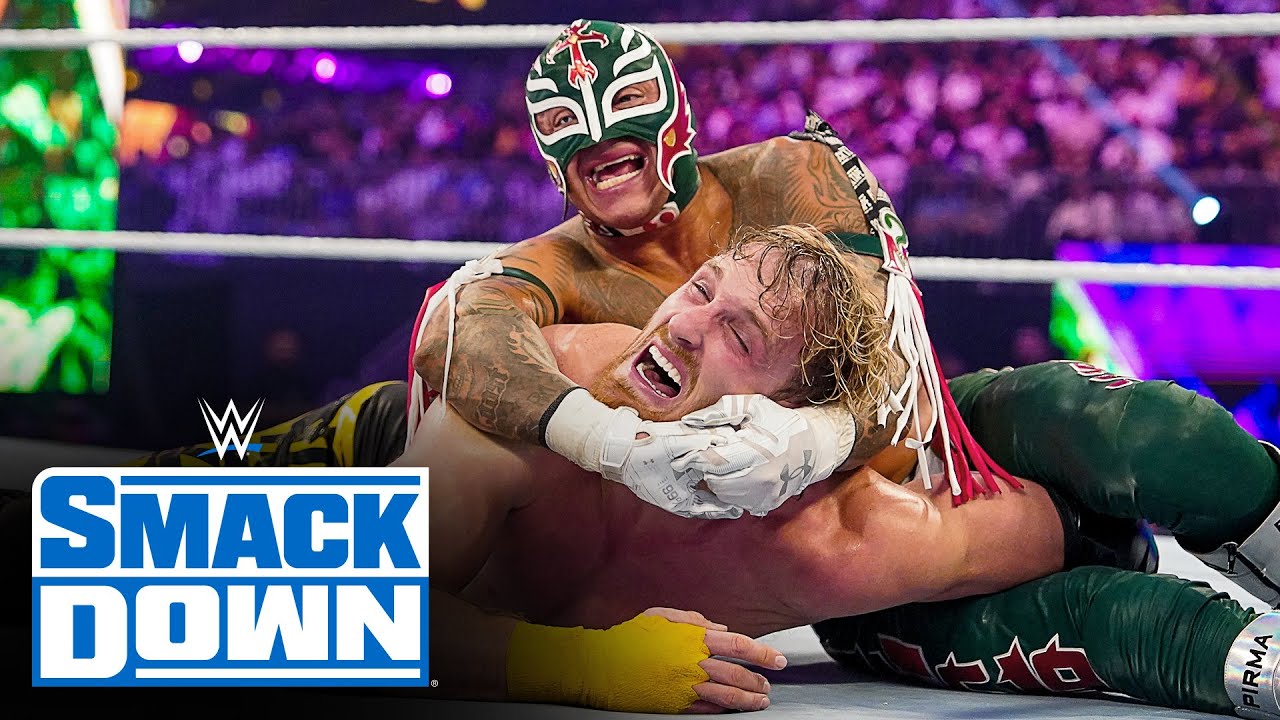 ЛУЧШЕЕ В 2023 ГОДУ — Рей Мистерио против Логана Пола — Титул США: WWE Crown Jewel