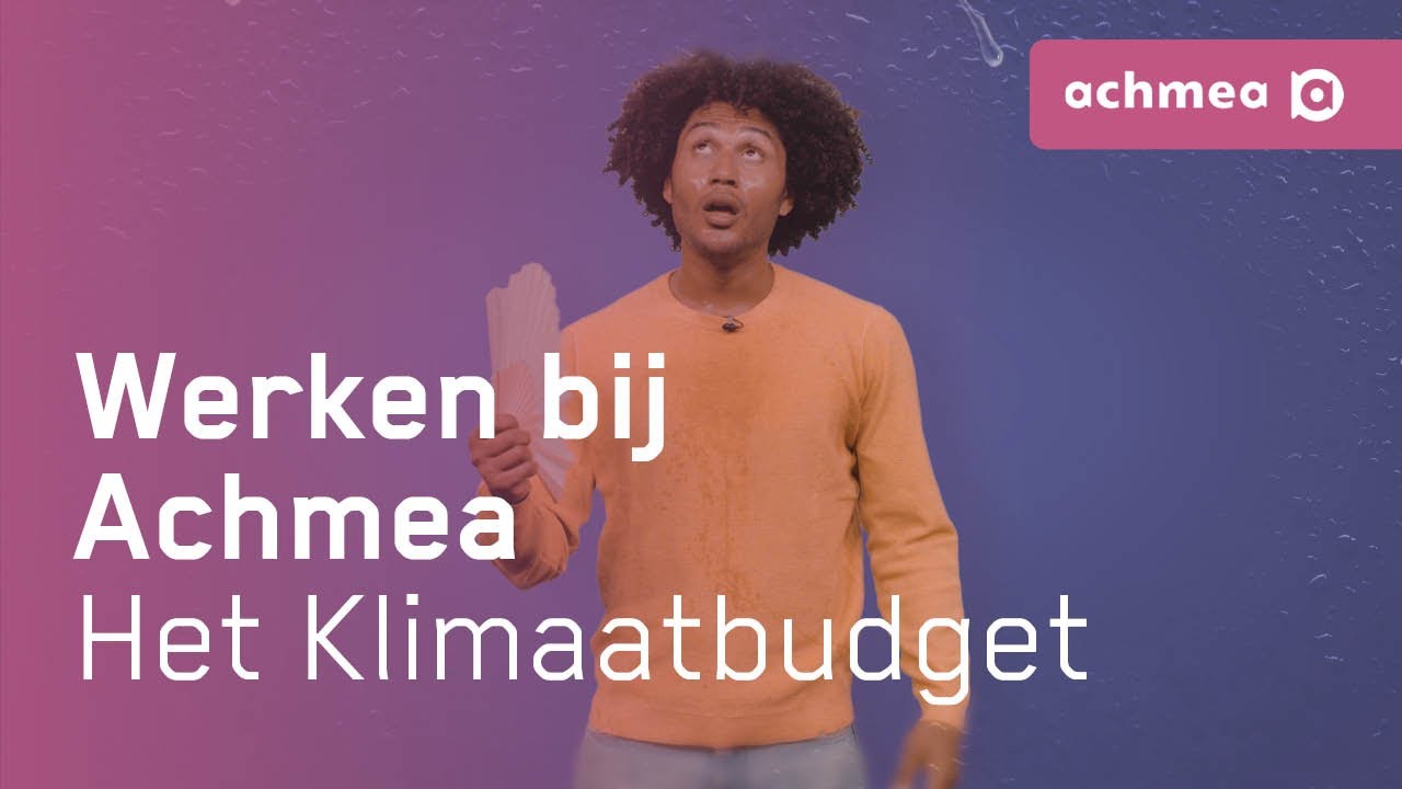 Het Klimaatbudget | Werken bij Achmea