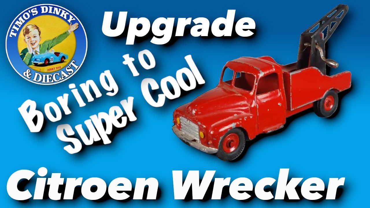 Эвакуатор Citroen Dinky 35A (французский) #реставрация #корги #динки