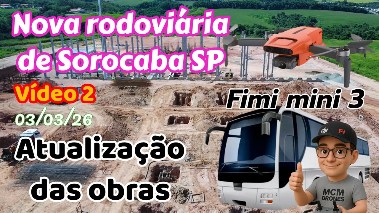 Nova rodoviária de Sorocaba SP, Olhem como está ficando as obras #fimimini3 #bydji #obra 03/03/26