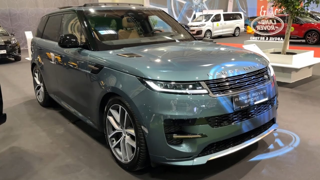Новый роскошный внедорожник Range Rover Sport 2023 года | Цвет Giola Green | интерьер экстерьер