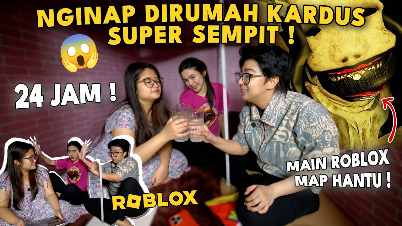 SEMALAMAN DIRUMAH KARDUS SUPER SEMPIT | SUMPAH HOROR BANGET ‼️