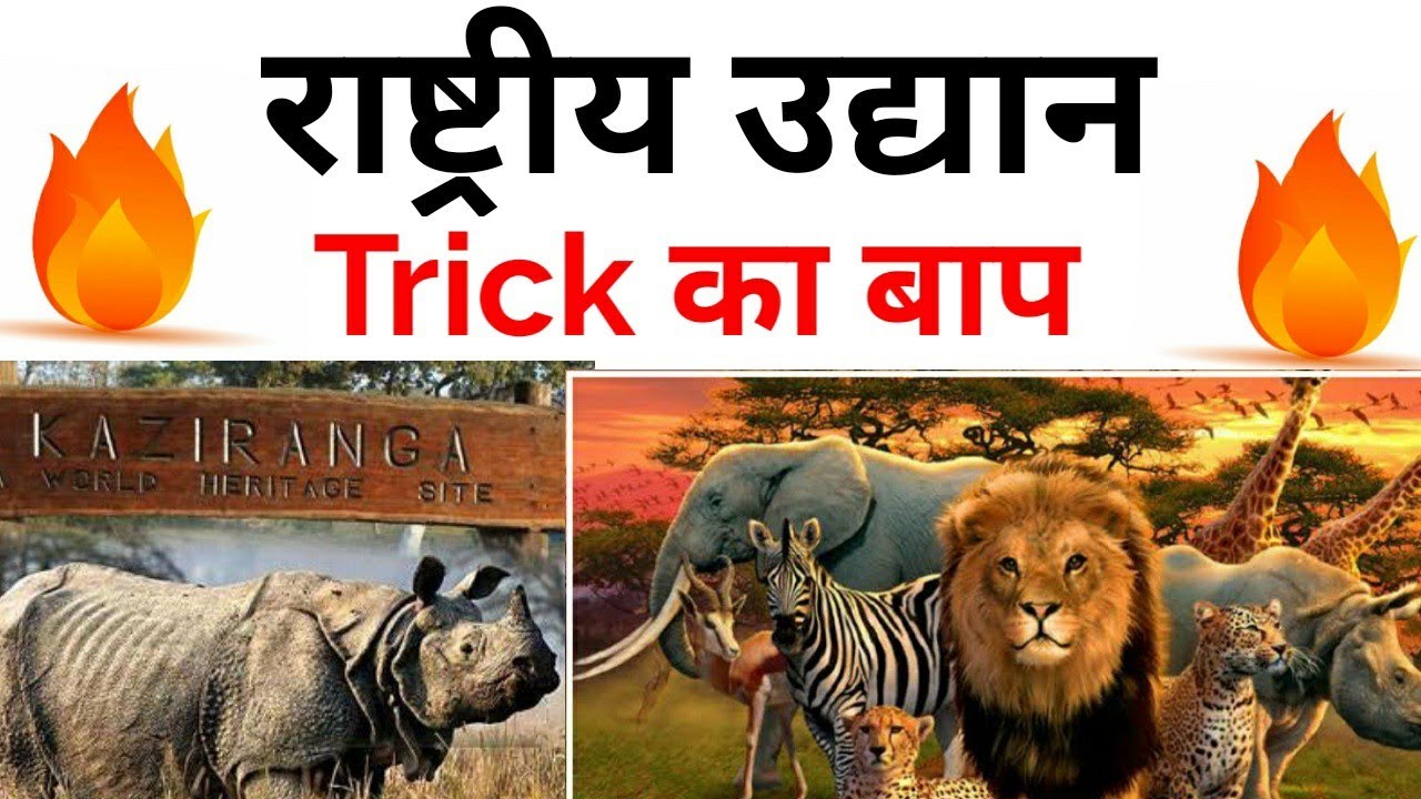 Gk Tricks||राष्ट्रीय उद्यान ट्रिक से||National Park of India with shortcut tricks by Exam Sir