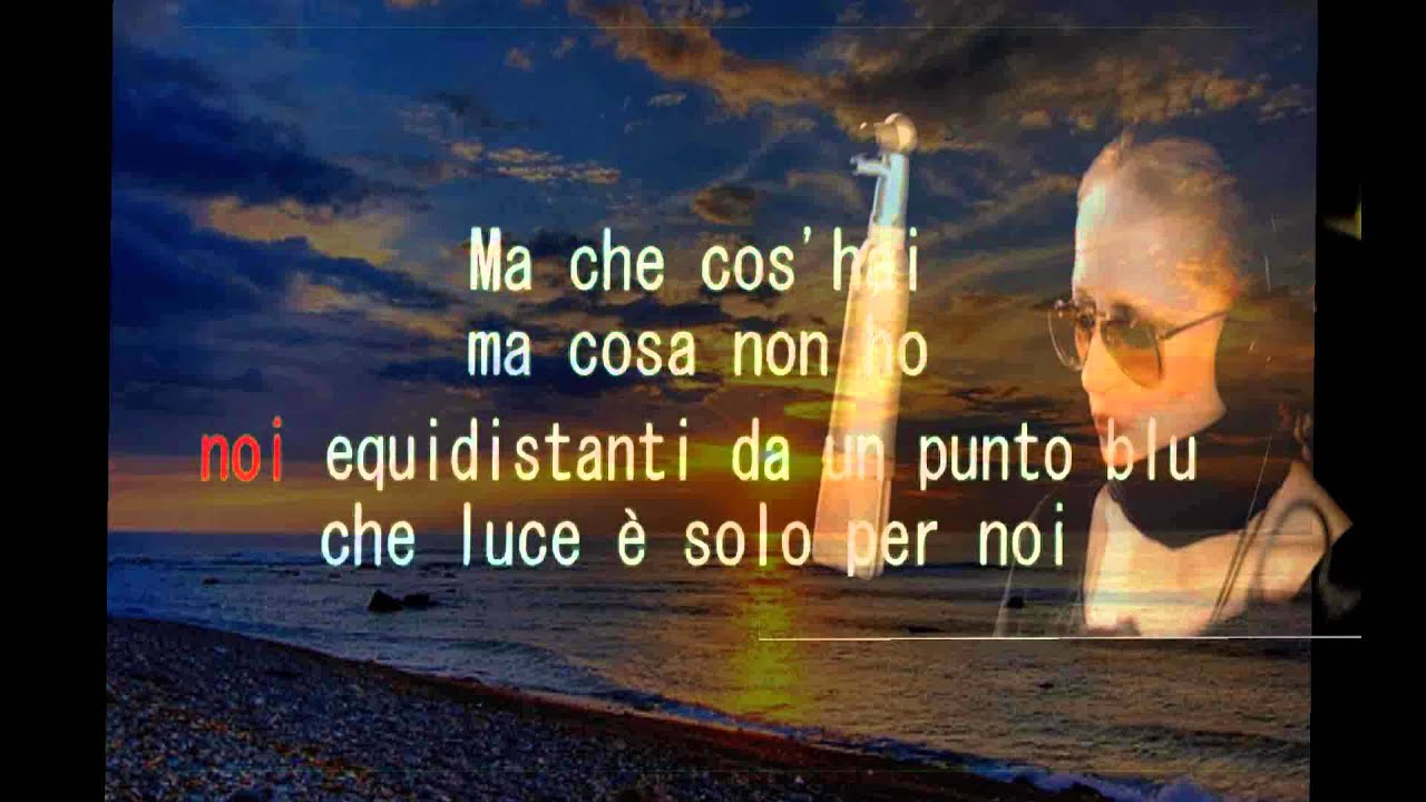 Mina Io ho te  karaoke