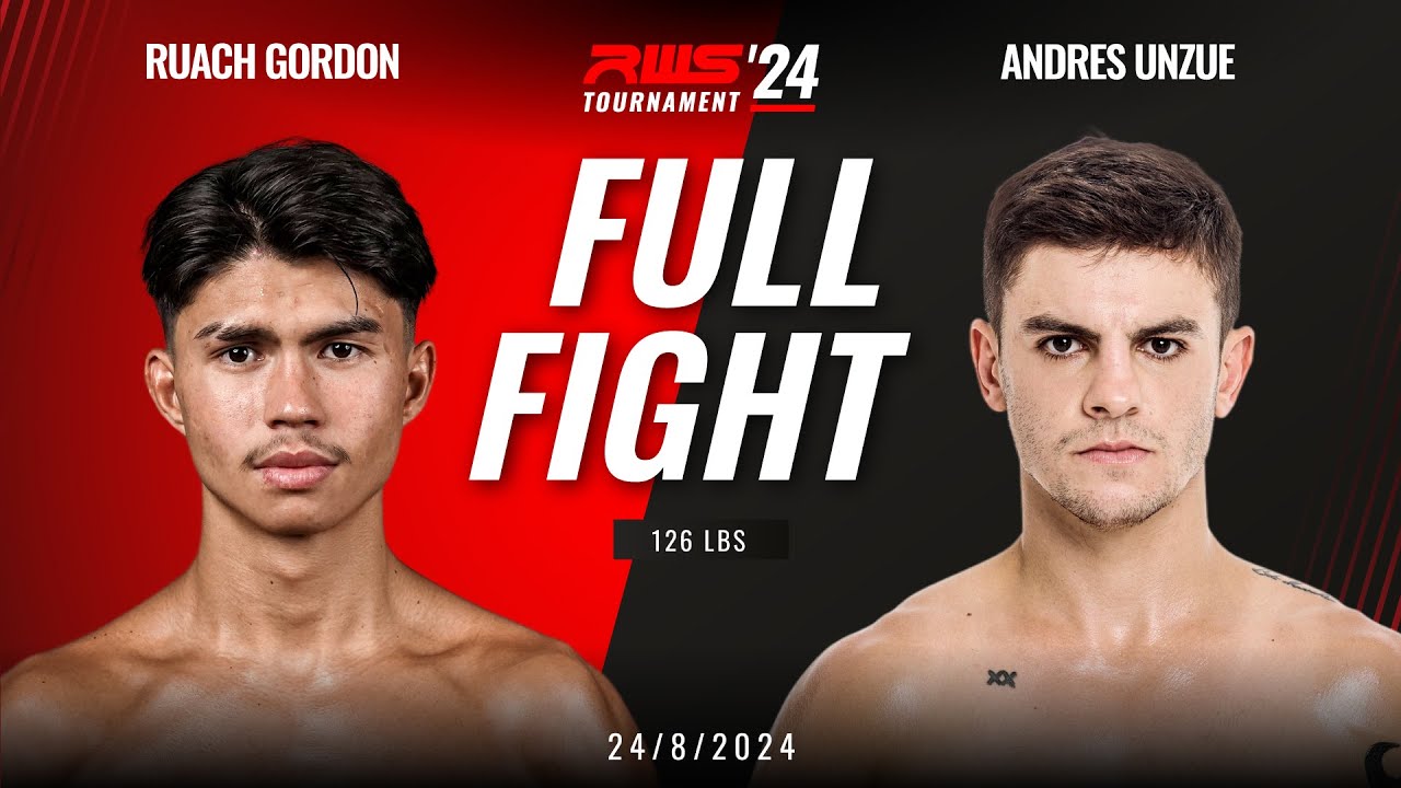 Full Fight l Ruach Gordon Silapa Thai Gym vs Andres Unzue I RWS