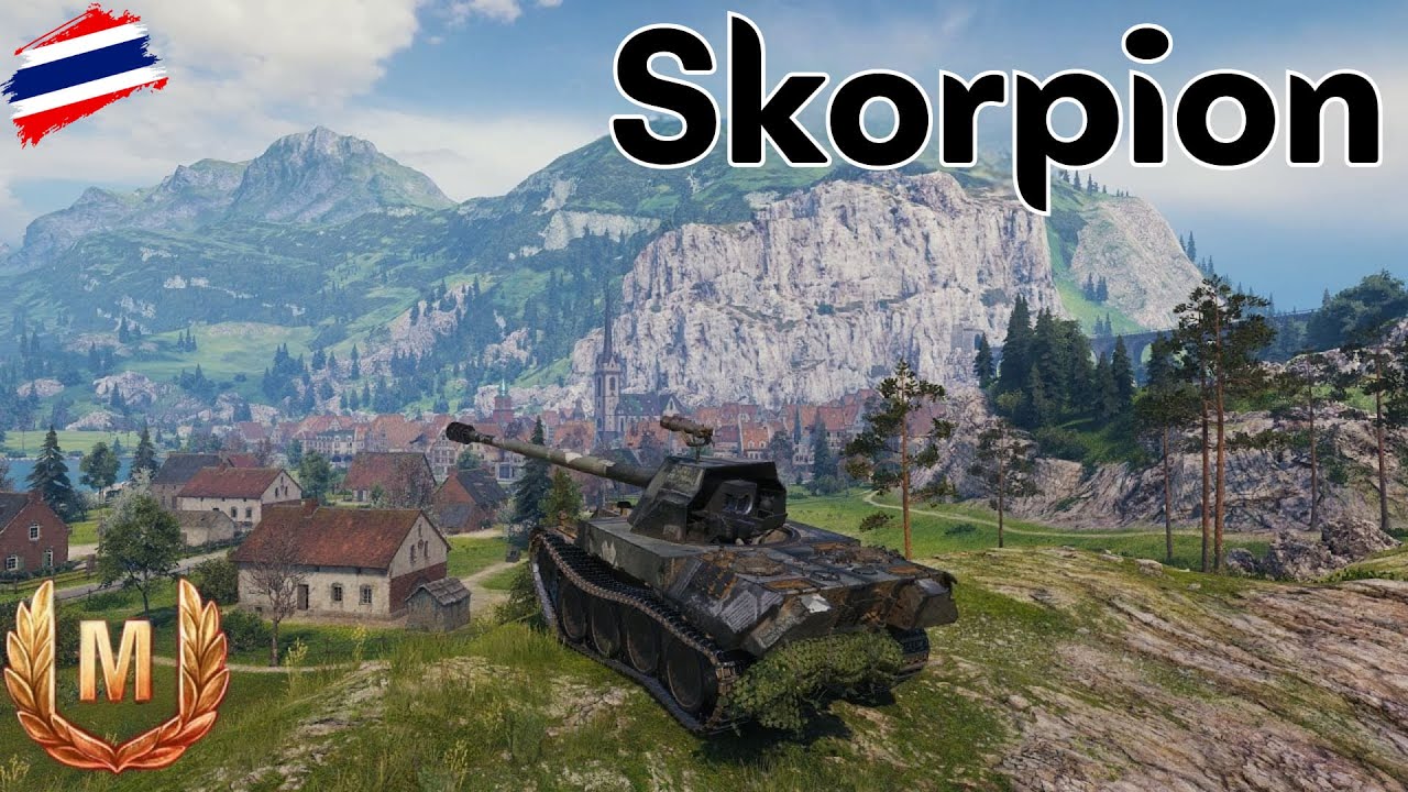 Skorpion (M) Tier VIII [Map Lakeville] | World of Tanks