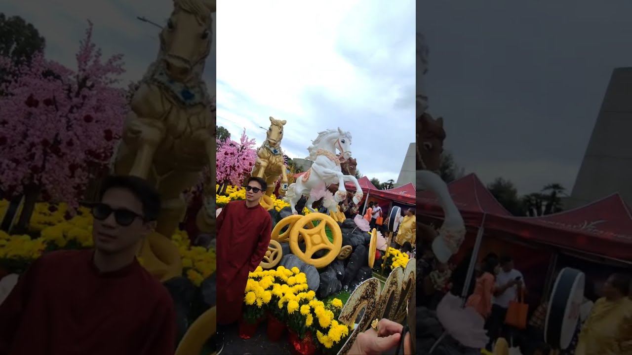Highlight 26:38 - 31:38 from lunar new year in California /phố hoa California