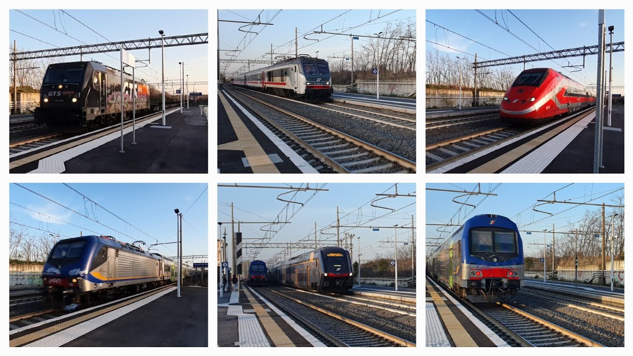 Fantastici treni merci e passeggeri a Torricola RM