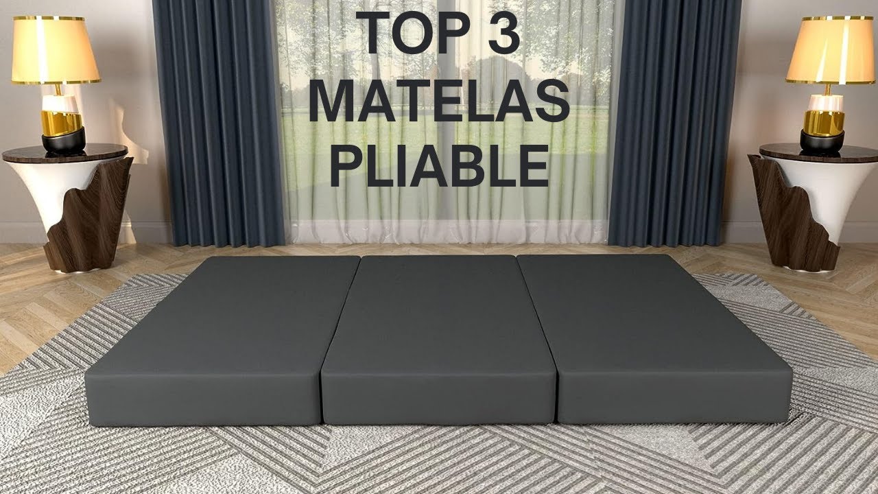 TOP 3 : Meilleur Matelas Pliable 2024