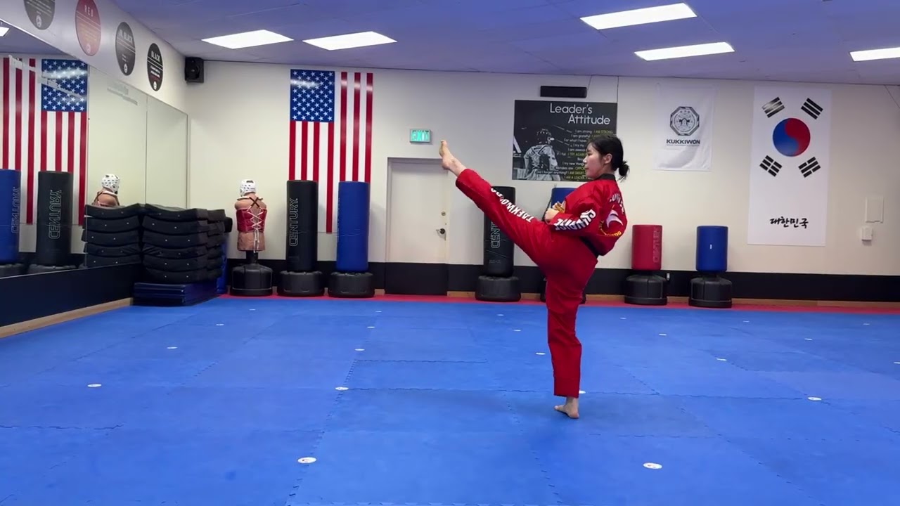 KICKING COMBO #1 WHITE TO ORANGE  BELT LEADERSHIP CLUB