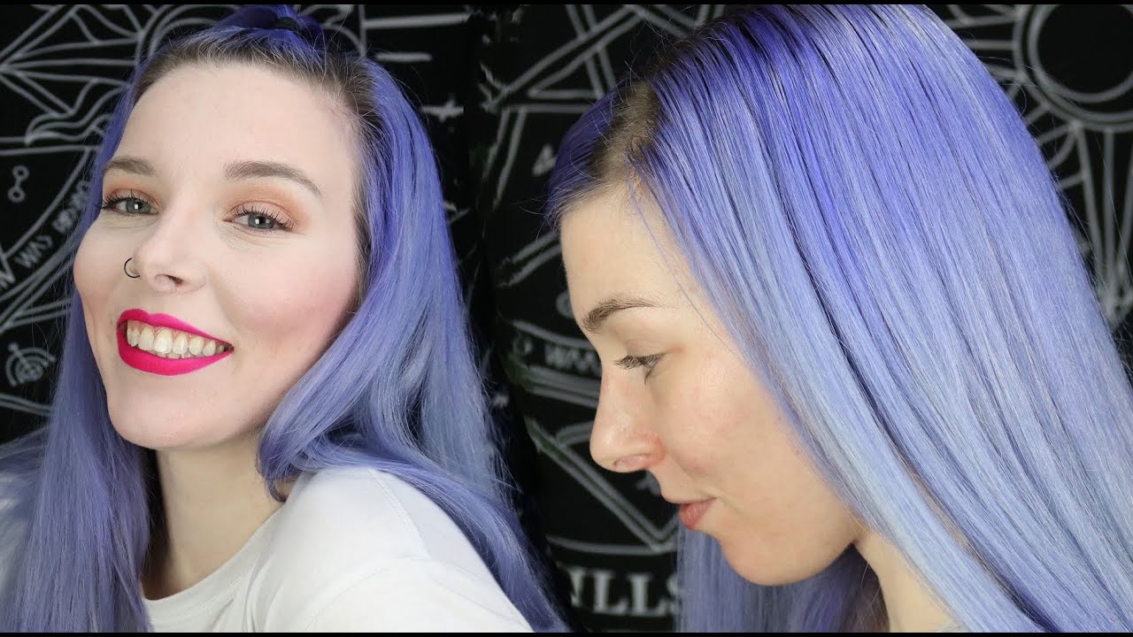 PASTEL LAVENDER/LILAC HAIR TUTORIAL mit Directions (Vegan, auswaschbar ohne Haarschäden)