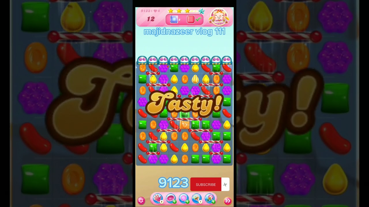 how to clear extra yummy  hard level 9123 | candycrush saga | ‎@majidnazeervlog111