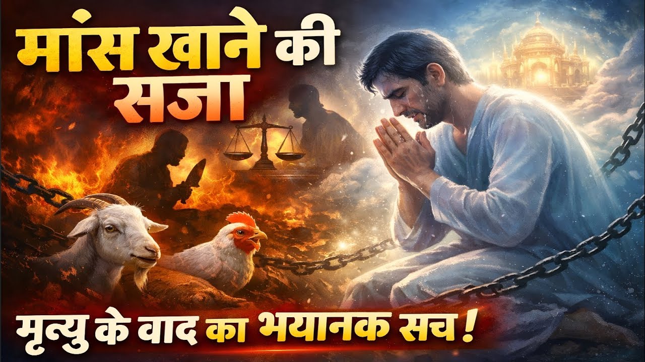 गरुड़ पुराण में मांस खाने की सज़ा | मृत्यु के बाद का भयानक सत्य