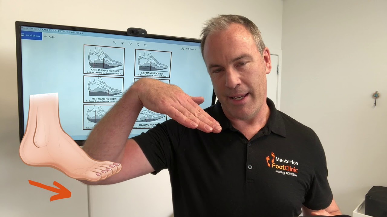 Rocker Bottom & Raise Shoe Modification | Masterton Foot Clinic