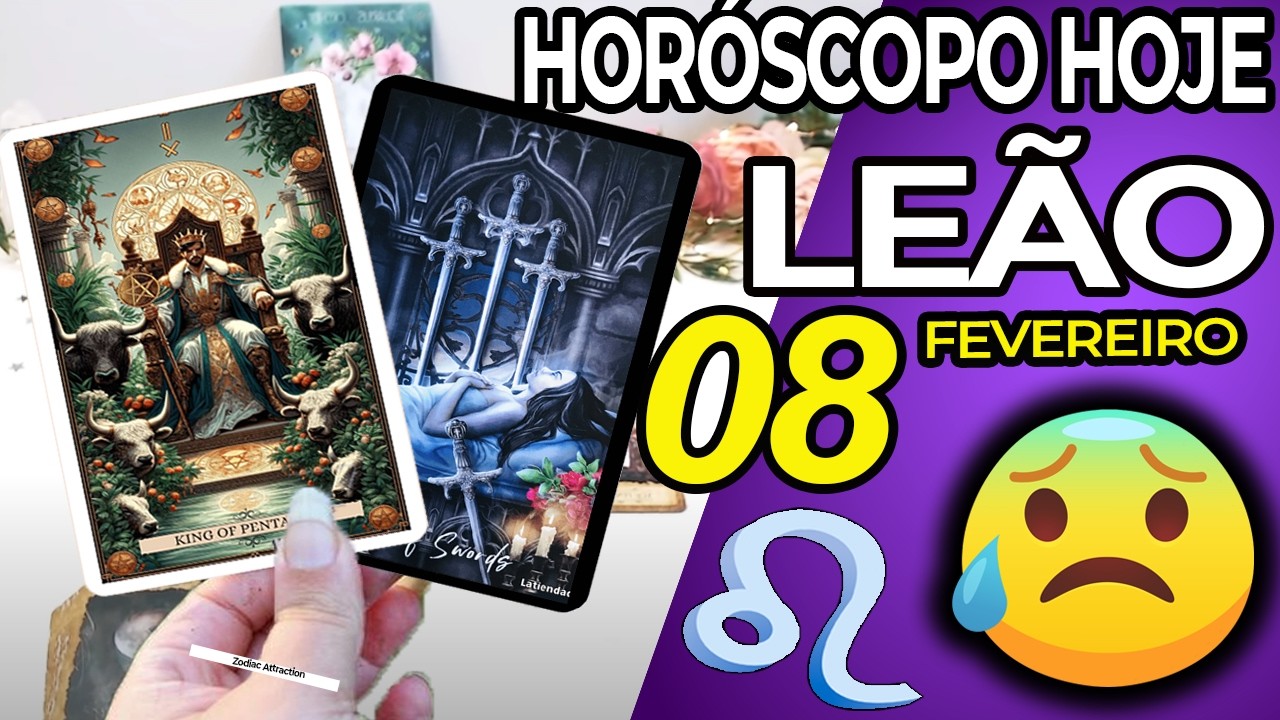 MUITO FORTE☢️⛔ESTE TAROT DIZ TUDO EXATAMENTE🤦‍♀️ Leão ♌ 8 Fevereiro 2026 | Horoscopo do dia de hoje