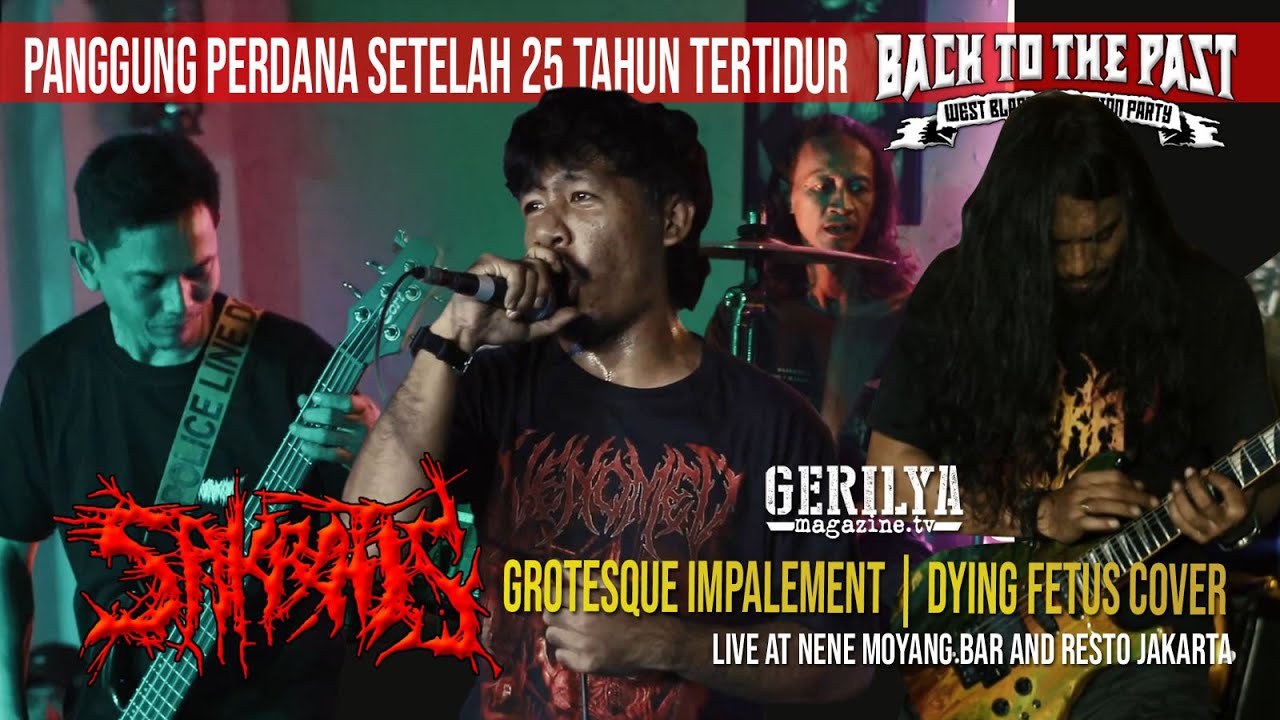SAKRATIS - GROTESQUE IMPALEMENT | DYING FETUS COVER Live At BACK TO THE PAST 2024