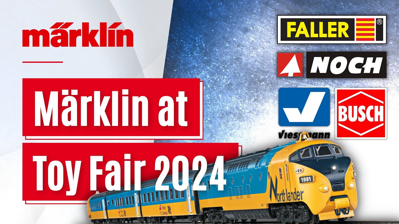 At the Toy Fair 2024 / Model railroad innovations with Noch, Faller, Viessmann and Busch