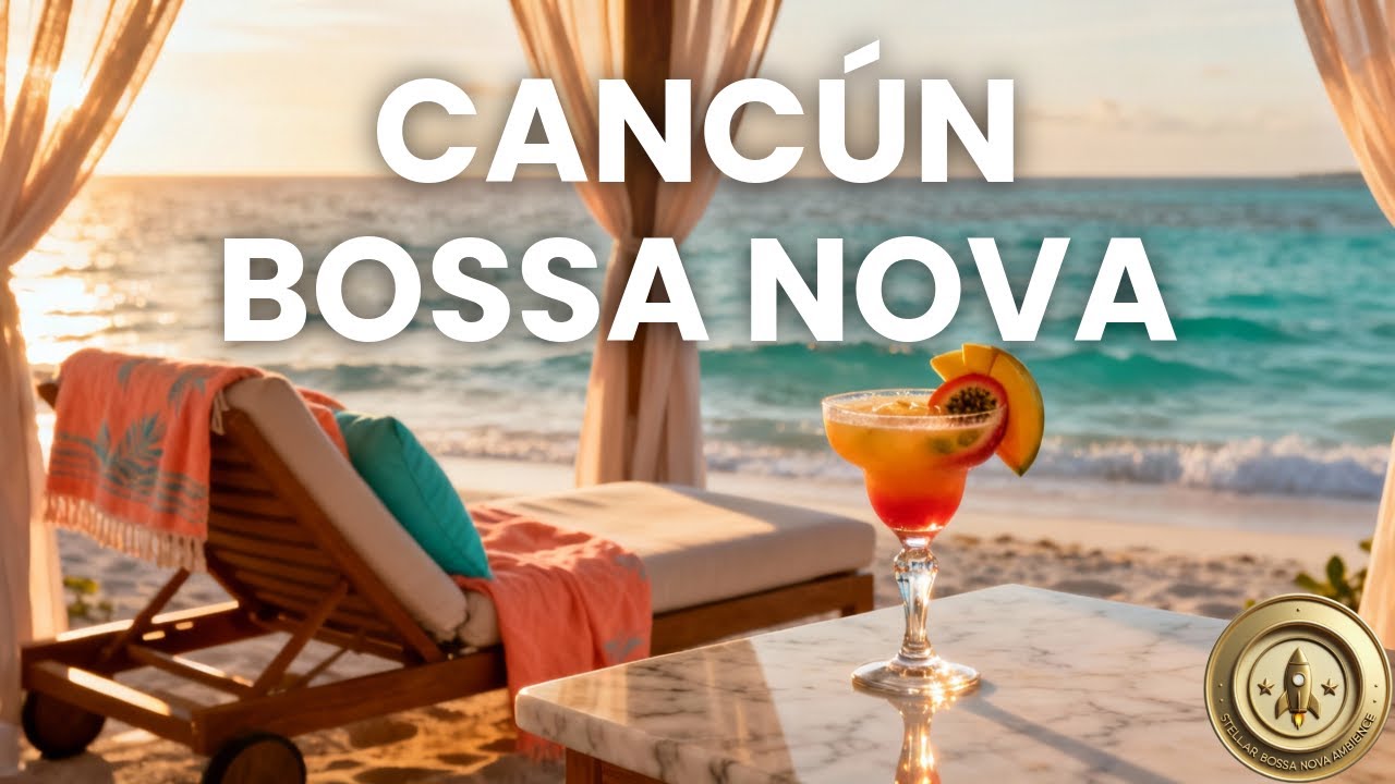 Cancún from Morning to Night ☀️🌙 Bossa Nova by the Sea