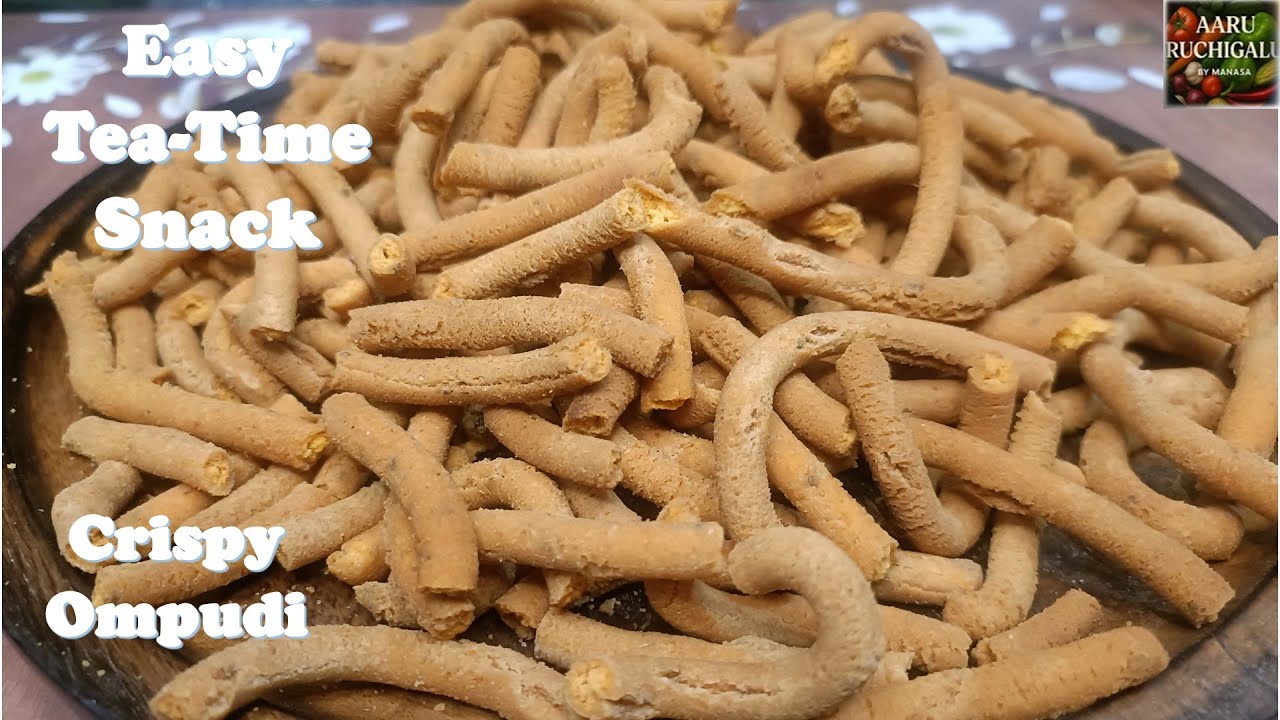 ಗರಿಗರಿ ಓಂಪುಡಿ recipe in Kannada | Crispy Ompudi Recipe | No Soda | Easy Tea-Time Snack | Sev