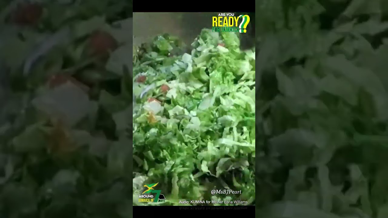 #ruready4ja🇯🇲 Salad Making .. Kumina vibes