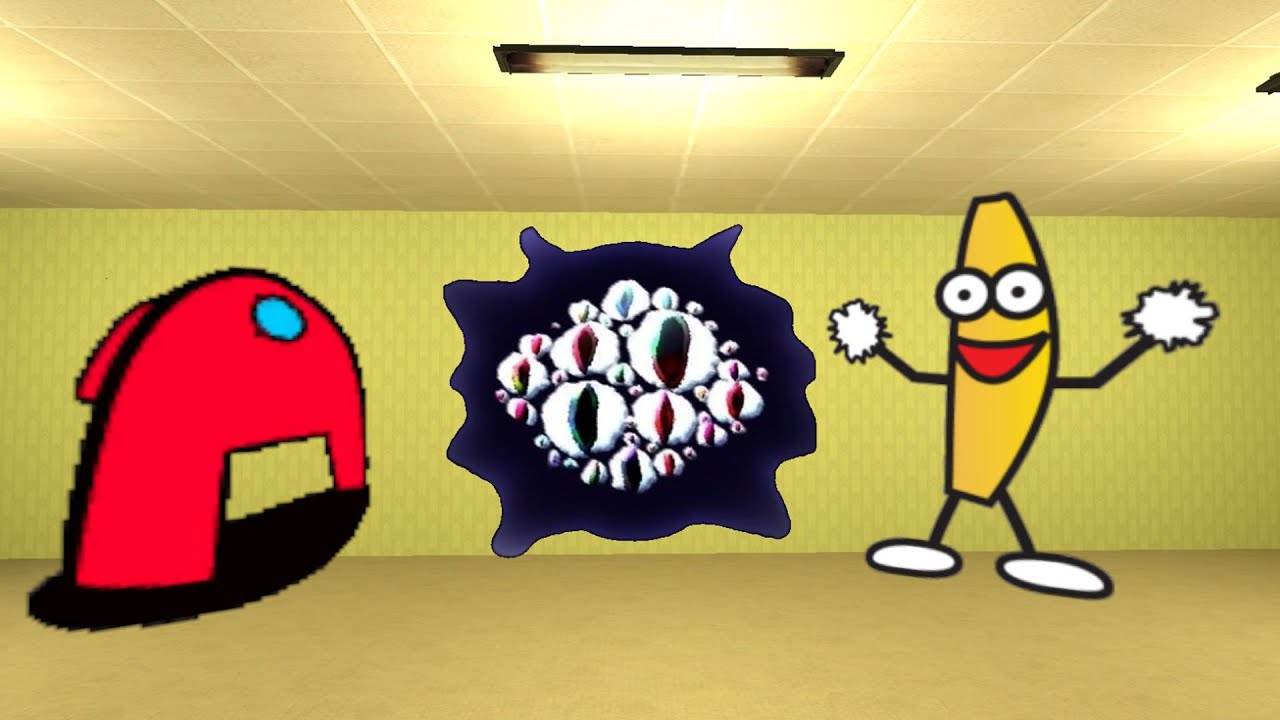 Scary Among Us, Eyes And Banana Nextbot Garry's Mod