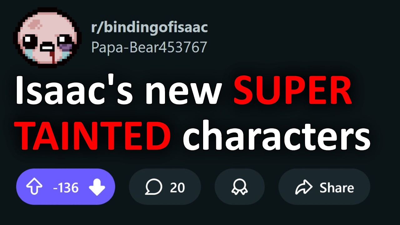Beating Reddit's IMPOSSIBLE Isaac Characters