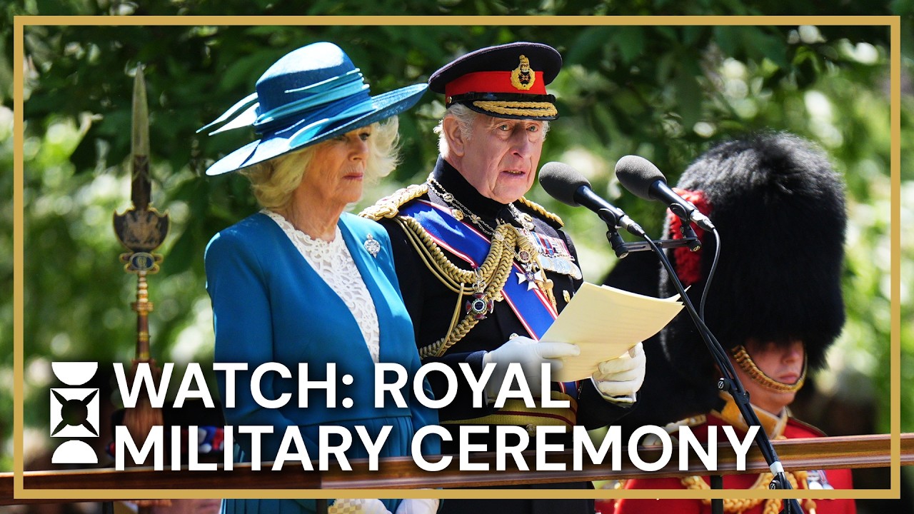 WATCH: The King and Queen Present New Colours to the Grenadier Guards
