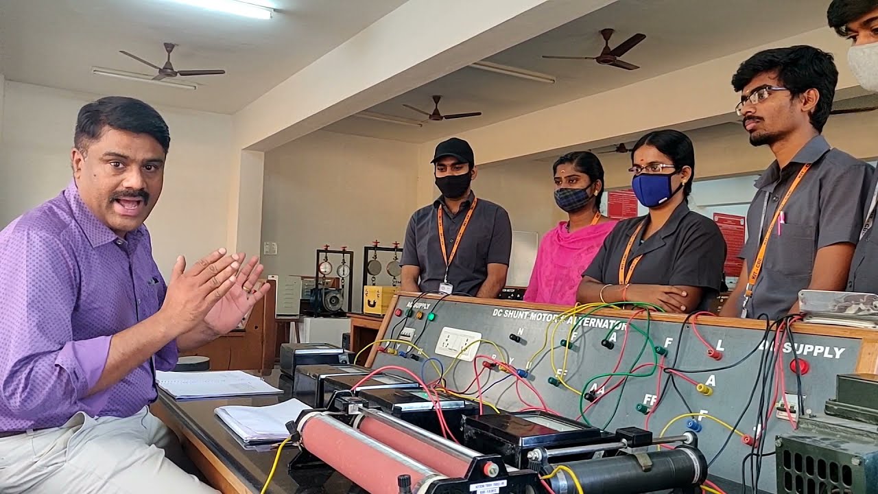 V& Inverted V Curve of Synchronous Motor|Practical Demonstration|by Parallel Operation|Dr Suresh.S