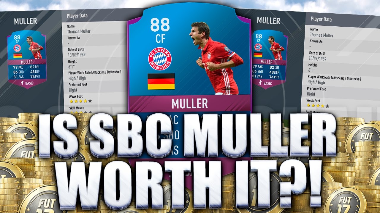 IS SBC MULLER WORTH IT? FIFA 17 ULTIMATE TEAM