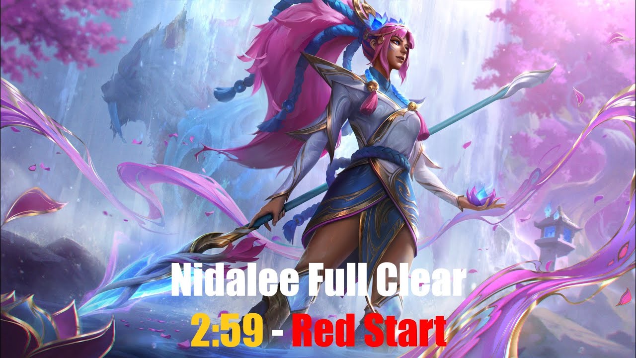 Nidalee Full Clear - 2:59 Red Start World Record - Patch 25.24