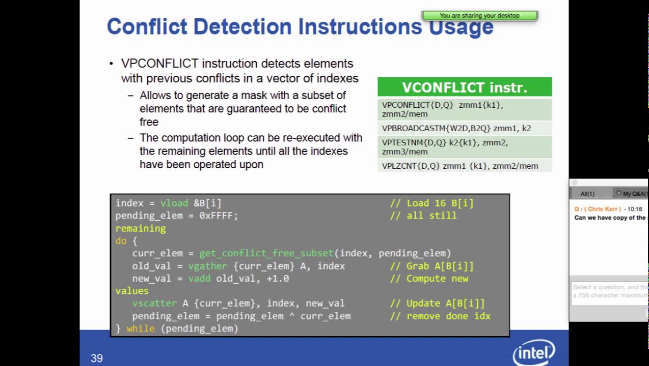 Using the Intel compiler as a performance optimization and characterization tool