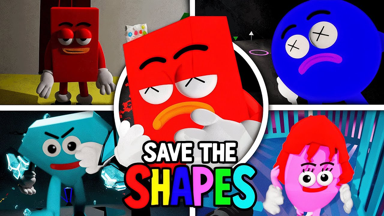 Save The Shapes - Full Game Walkthrough + Ending (Showcase)