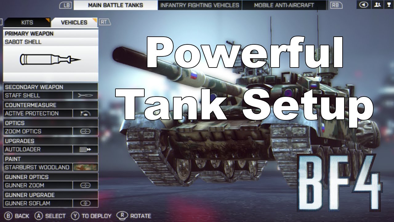 Battlefield 4 - Powerful Tank Setup