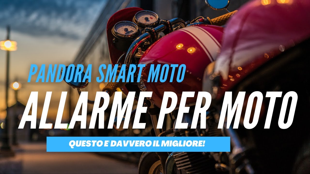 ANTIFURTO MOTO - Pandora SMART MOTO - Il pi&ugrave; piccolo antifurto al mondo per veicoli a due ruote.