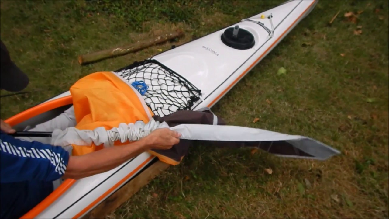kayak de mer à voile