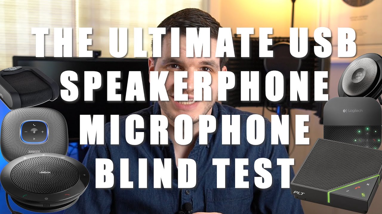 The ULTIMATE USB Speakerphone Microphone BLIND TEST! (Jabra, Logitech, Plantronics, Anker, Yamaha)