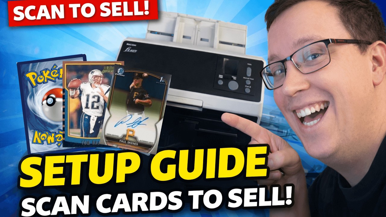 Turn Your Card Collection Into Listings FAST (Fujitsu fi-8170 Setup Guide)