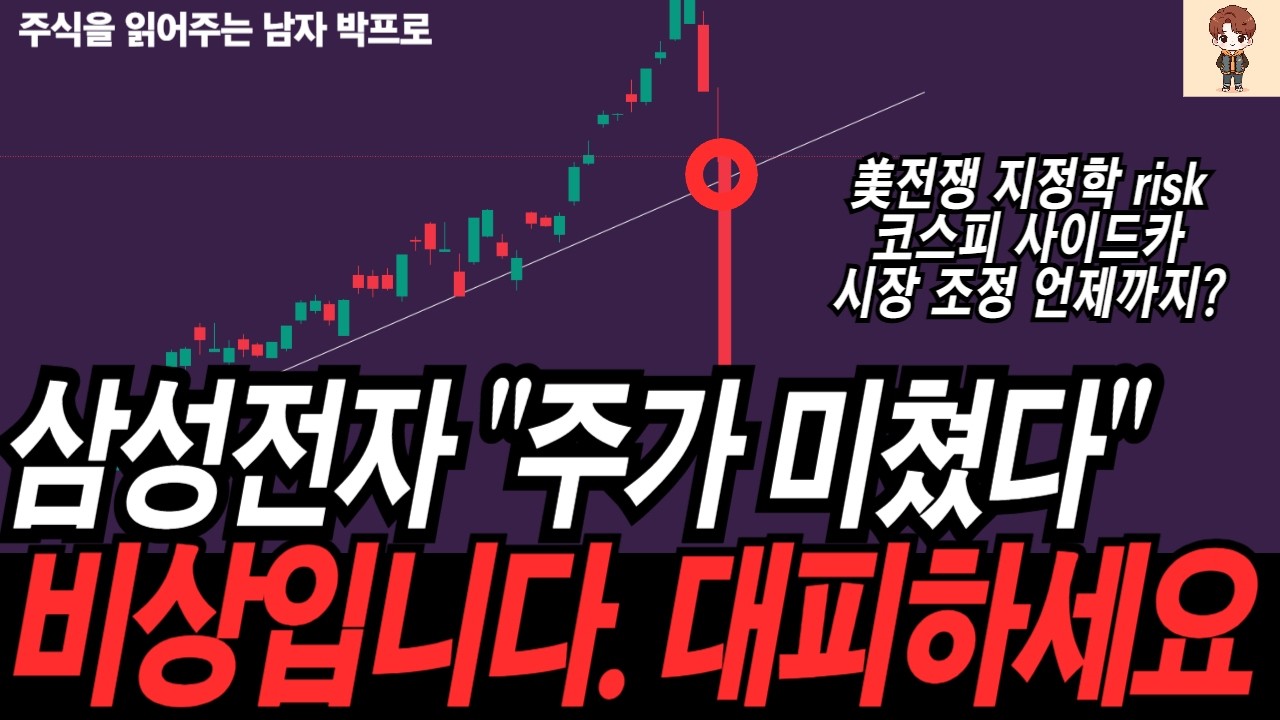 [삼성전자 주가전망] 주가 미쳤다 !! 비상입니다 ! 대피하세요 !        박프로 #삼성전자