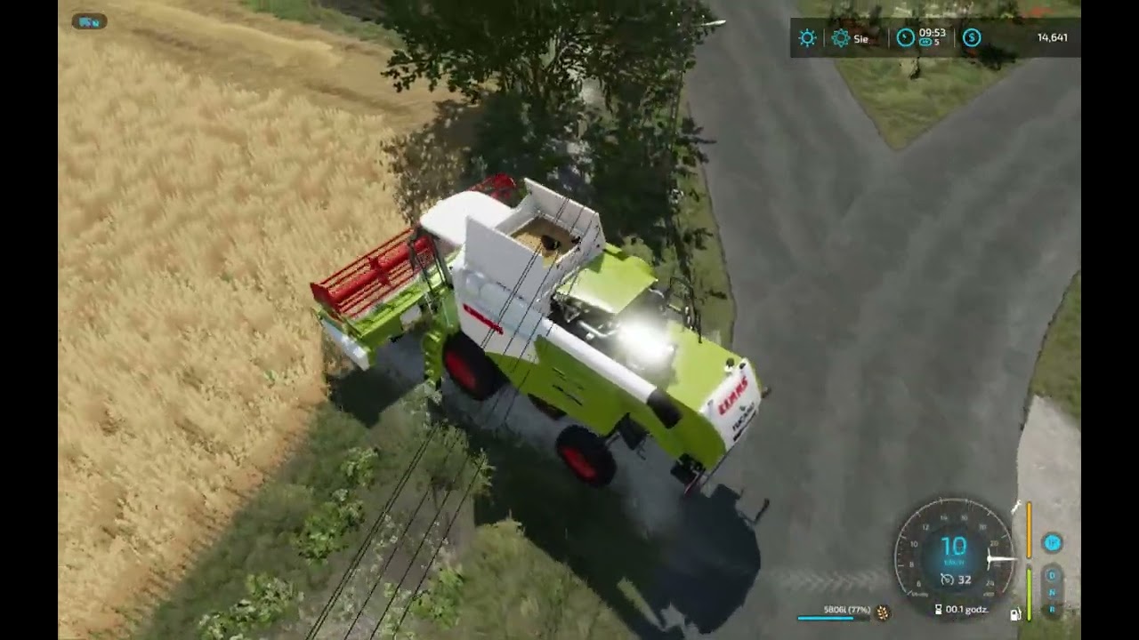 Oporowe koszenie zbóż w fs22